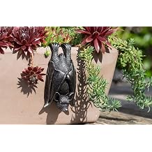Pot Buddies Handmade Bat Figure Plant Pot Hanger - Decorative Hanging Garden Ornament - Flower Planter Figurine