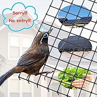 Vista 5 de Panel solar de malla para pájaros, 70 sujetadores de aluminio de 8 pulgadas x 102 pies, panel solar para criaturas separadas, palomas, etc.