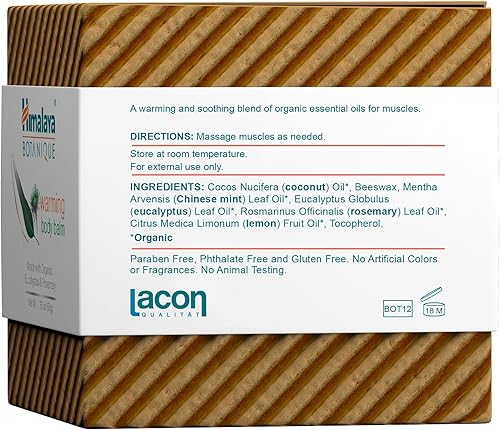 Vista 7 de Himalaya Botanique Warming Bálsamo Corporal para Relajación, Proporciona Comodidad Duradera, 1.76 oz, Paquete de 2