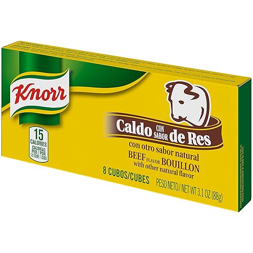 Miniatura 12 de Knorr Cubos de caldo sabor a carne de caldoCaldo de Res, paquete de 24, 8 unidades para salsas, sopas y guisos con sabor natural, 3.1 onzas