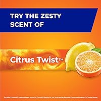 Vista 3 de Hefty - Bolsas de basura de cocina altas y ultra fuertes, aroma Citrus Twist, 13 galones, 80