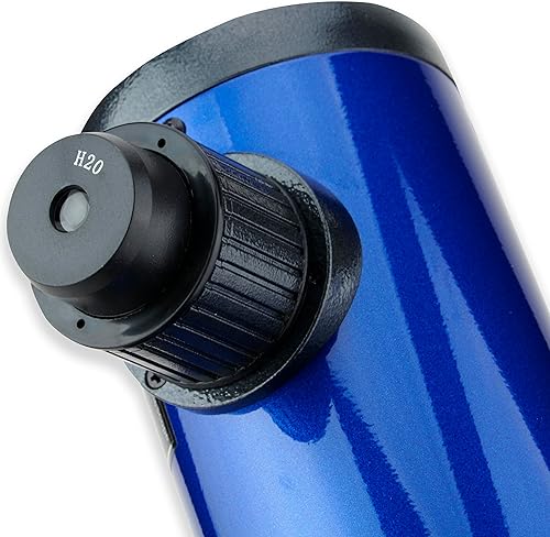 Miniatura 4 de Carson SkySeeker - Telescopio reflector newtoniano con soporte dobsoniano, 15-37.5X, azul (JC-200)