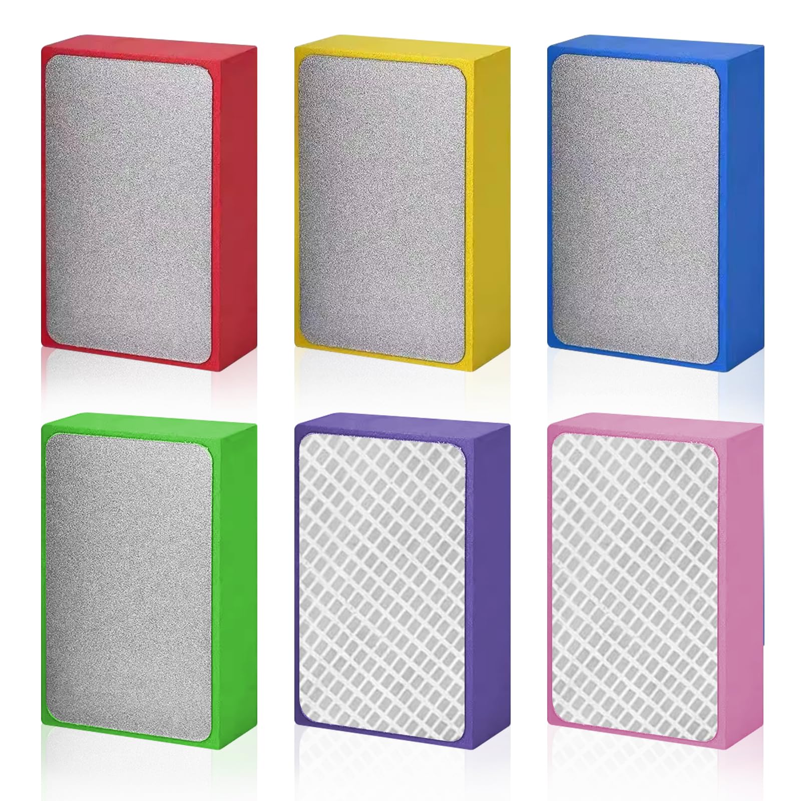 6 Pezzi Dischi Abrasivi Diamantati, per Levigare Piastrelle E Vetro, per Piastrelle In Pietra e Ceramica, Vetro, Levigatura e Rifinitura Con Diverse Grane, 60#, 100#, 200#, 400#, 600#, 1000#