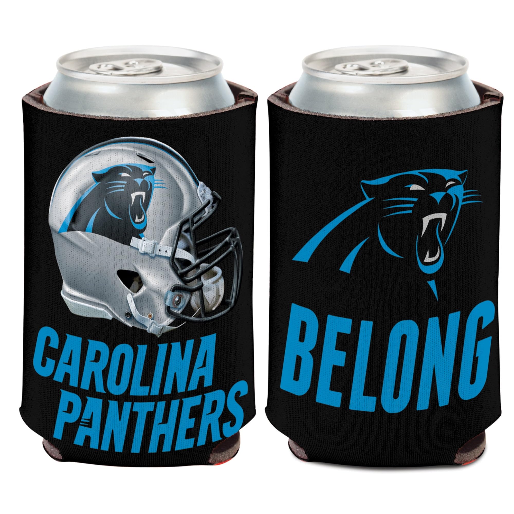 WinCraft Carolina Panthers Can Cooler Slogan Design