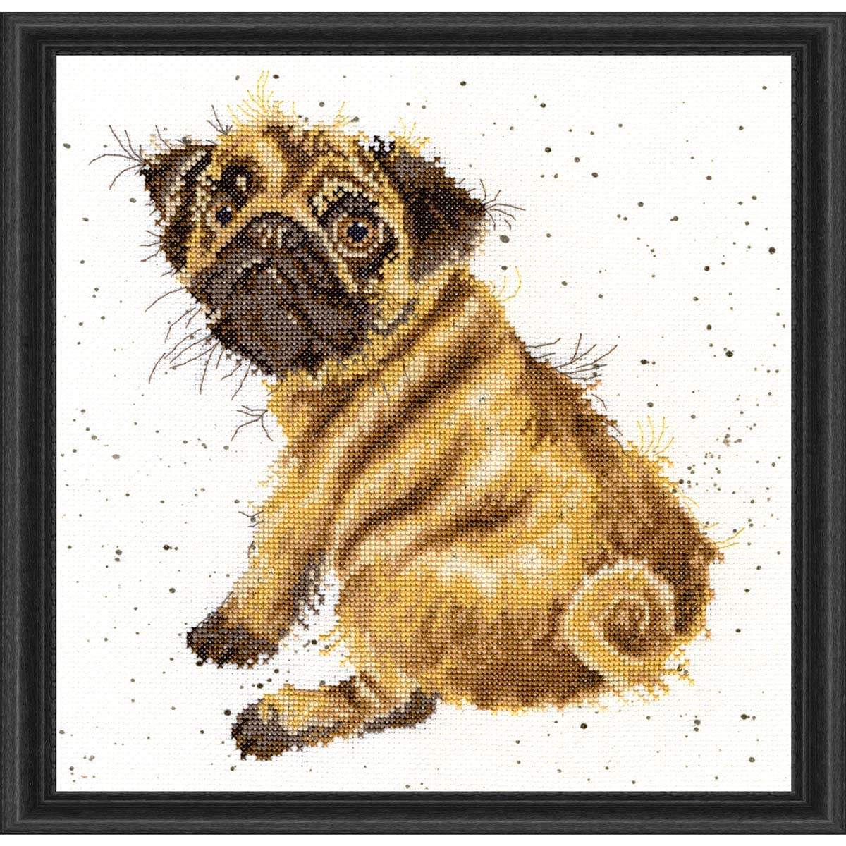 Bothy Threads Cross Stitch Kit - Wrendale Designs - Pug