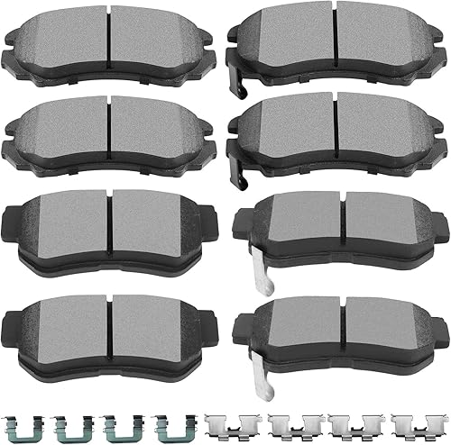 Miniatura 19 de SCITOO D1650 D905 Juego de pastillas de freno de cerámica delanteras semimetálicas para Nissan Altima 2013 2014 2015 2016 2017 2018 2019 2020 2021