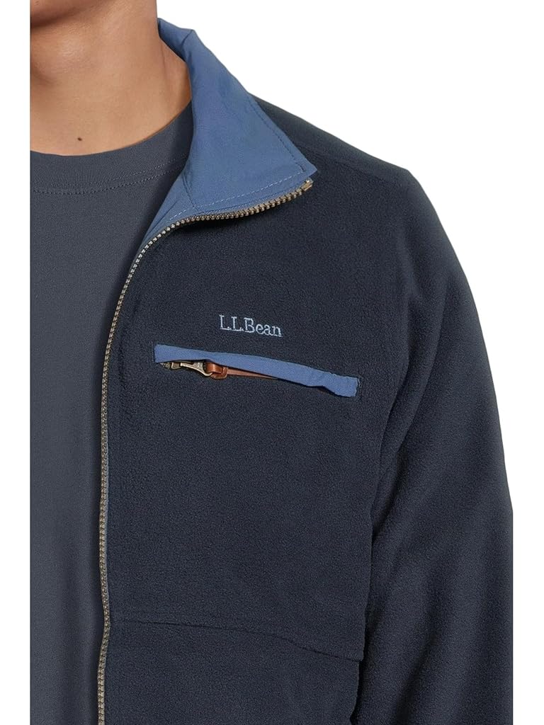 Blue L.L.Bean Reversible Warm Up Jacket Men's Regular