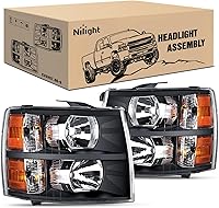 Vista 8 de Nilight Conjunto de Luz Trasera Compatible con 2007 2008 2009 2010 2011 2012 2013 2013 2014 Chevy Silverado 1500 2500HD 3500HD 2007-2013 GMC Sierra