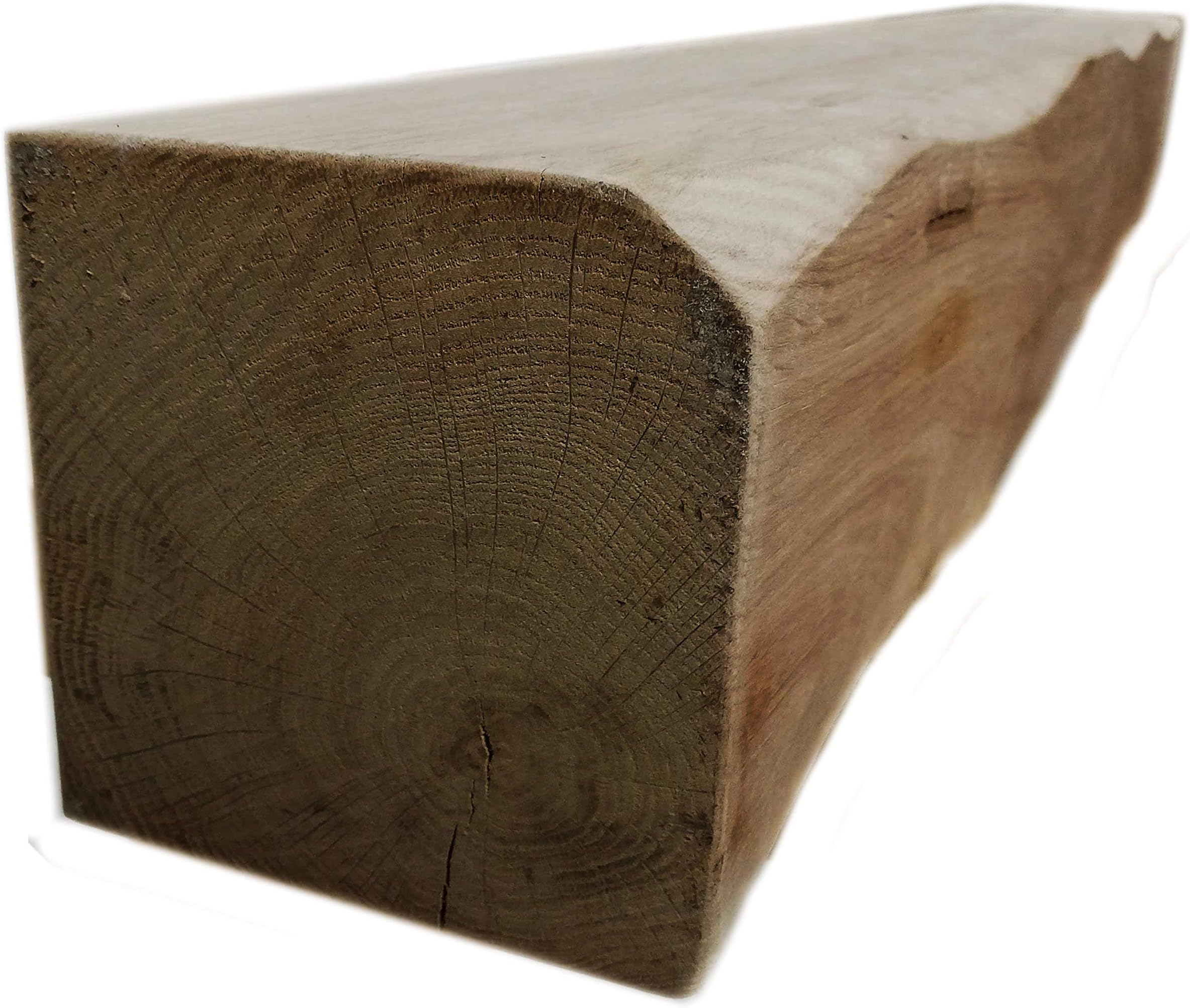 CT Oak Beam Fireplace Mantel/Mantelpiece - Size: 6" x 6" - Length: 3 foot, Planed & Sanded - Lightly Worked