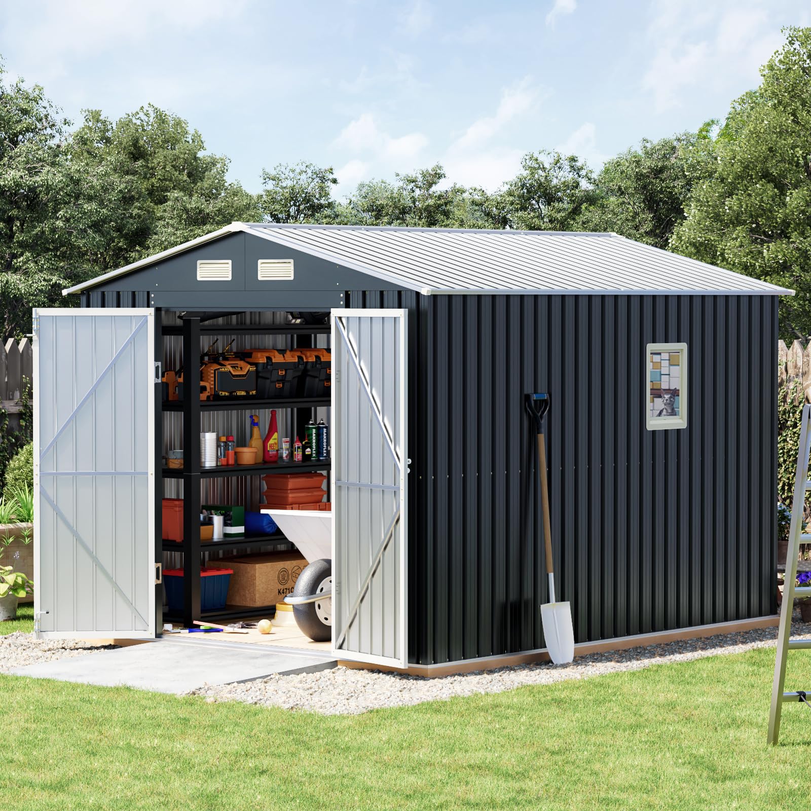 Breezz Steel Storage Shed