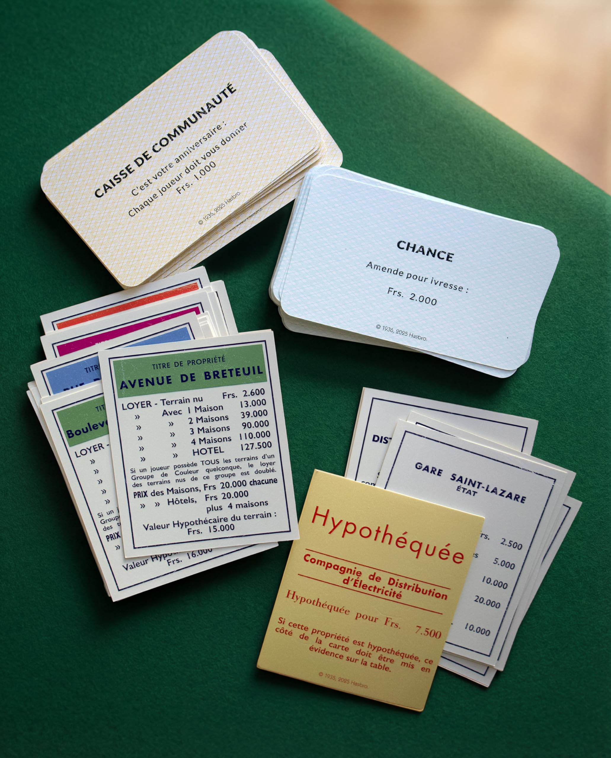Megableu - Monopoly Édition Vintage Boite Format Livre - Jeu de Société Classique Version 1936 pour Famille & Enfants dès 8 Ans - Monopoly Collector Premium comme Un Livre - 2–6 Joueurs - en Français