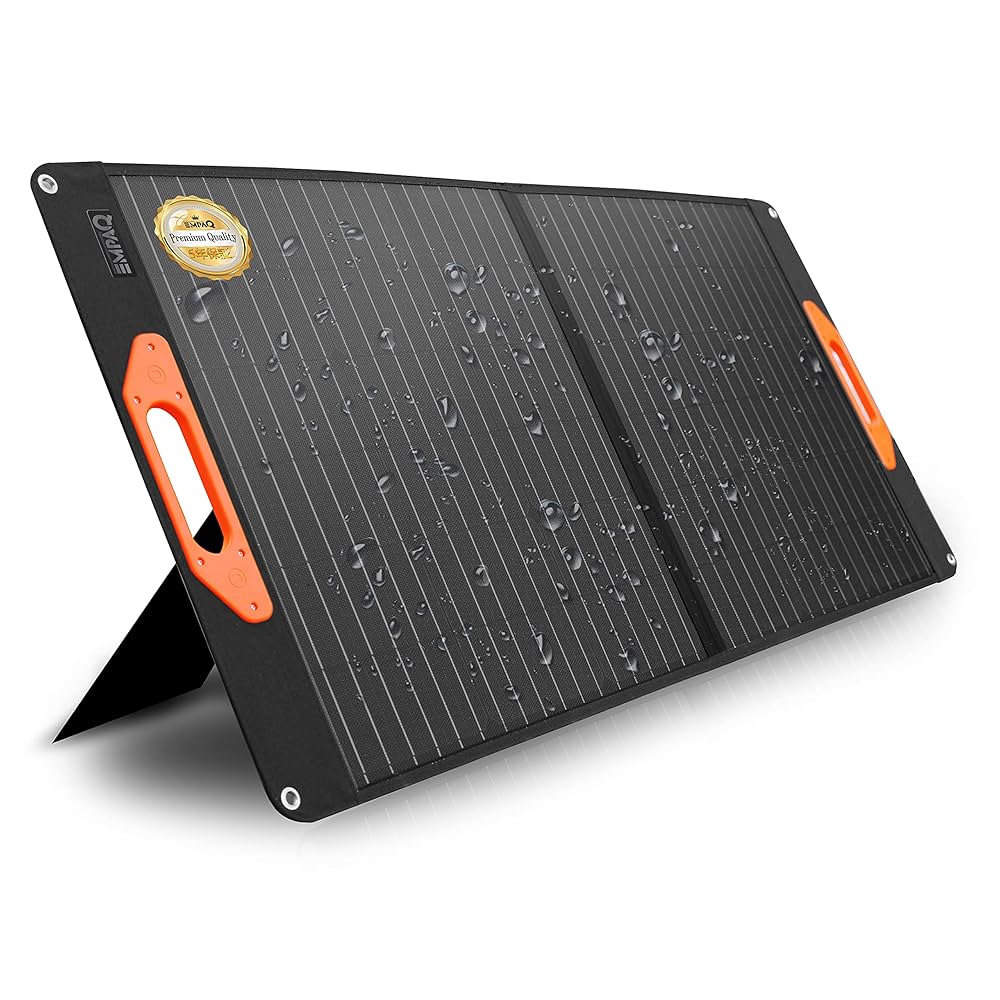 EMPAQ POWER SOLAR 110+ ソーラーパネル 折り畳み　防災等 Amazon.co.jp: EMPAQ Power Solar 110+ ソーラーパネル 110W