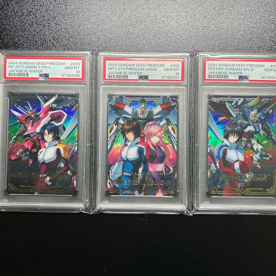 PSA10 連番 機動戦士ガンダムSEED FREEDOM ウエハースカード