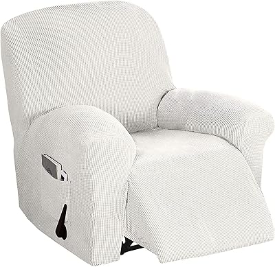 Konsilsa Stretch Recliner Chair Covers, Single 1 seat Anti-Slip Recliner Covers for Recliner Chair slipcover Armchair Cover Sofa Cover Soft Recliner Chair Cover Sofa slipcover â€‹for Recliner armchairs