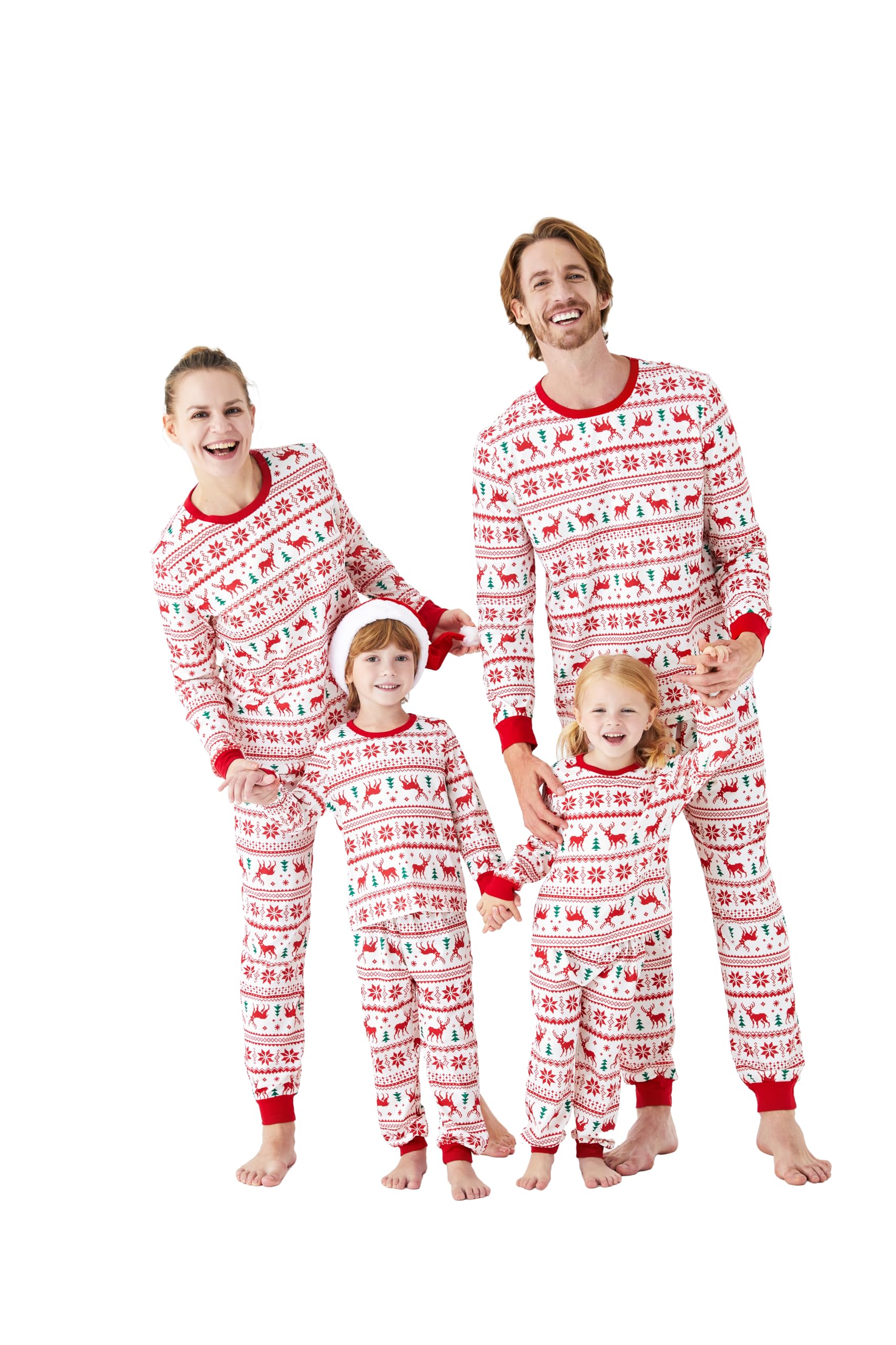 PATPATChristmas Family Matching Pajama Sets Includes Christmas Socks - Perfect for Family Photos & Holiday Celebrations