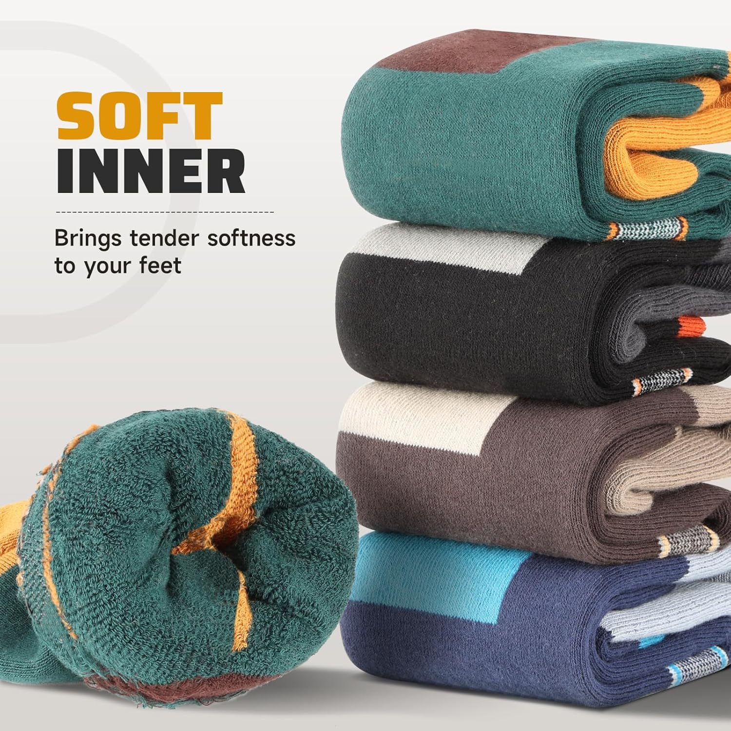 Ski Socks, 2/3 Pairs for Skiing, Snowboarding, Outdoor Sports - Thermal Knee-High Warm Socks for Men, Women, Youth - Image 4