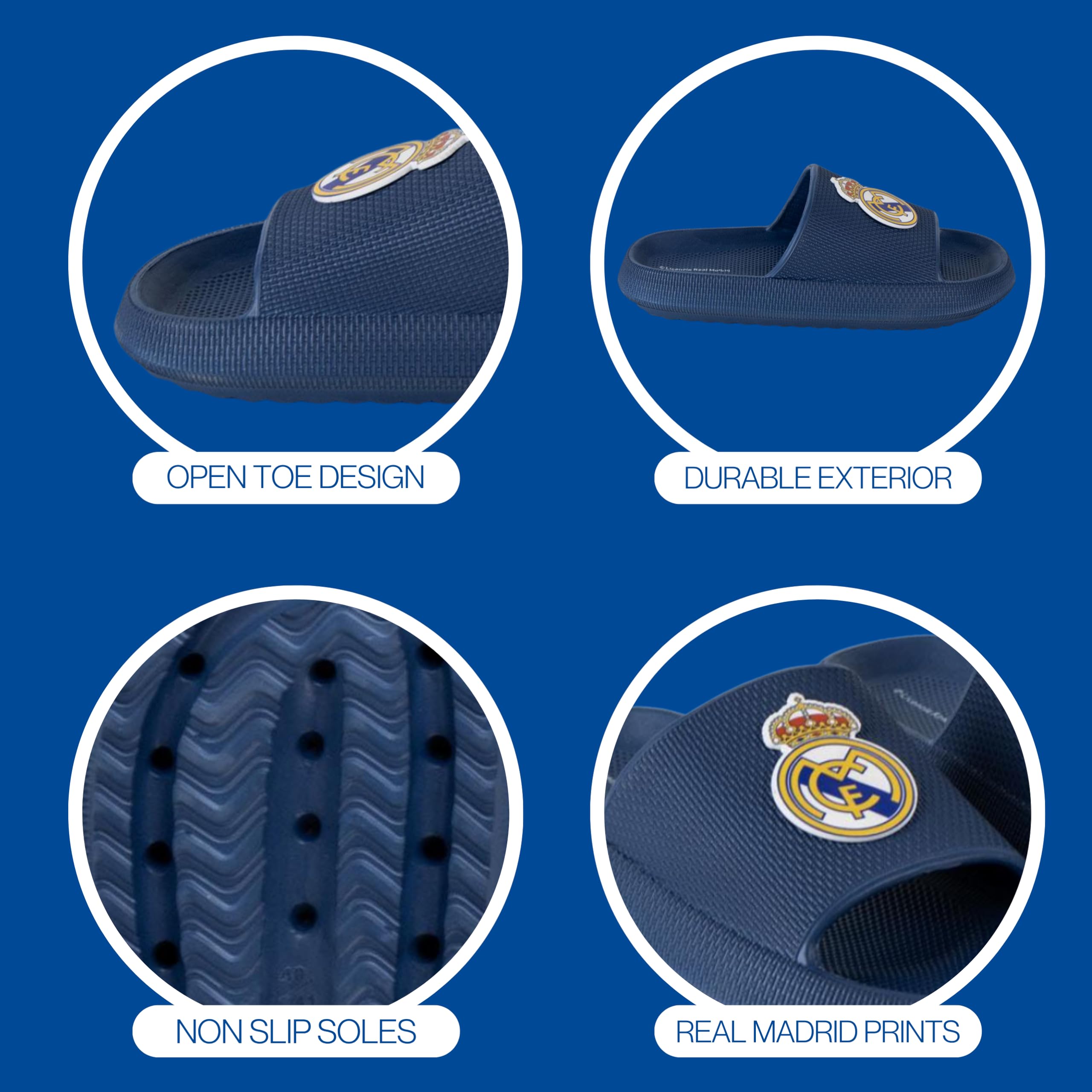 CF REAL MADRID Sandalias para Niños, Sandalias de Verano, Regalo Niños, Tallas EU 28 a 35 — view 6
