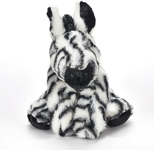The Petting Zoo Peluche de cebra, regalos para niños, animales salvajes del zoológico Onez, juguete de peluche de cebra de 9 pulgadas