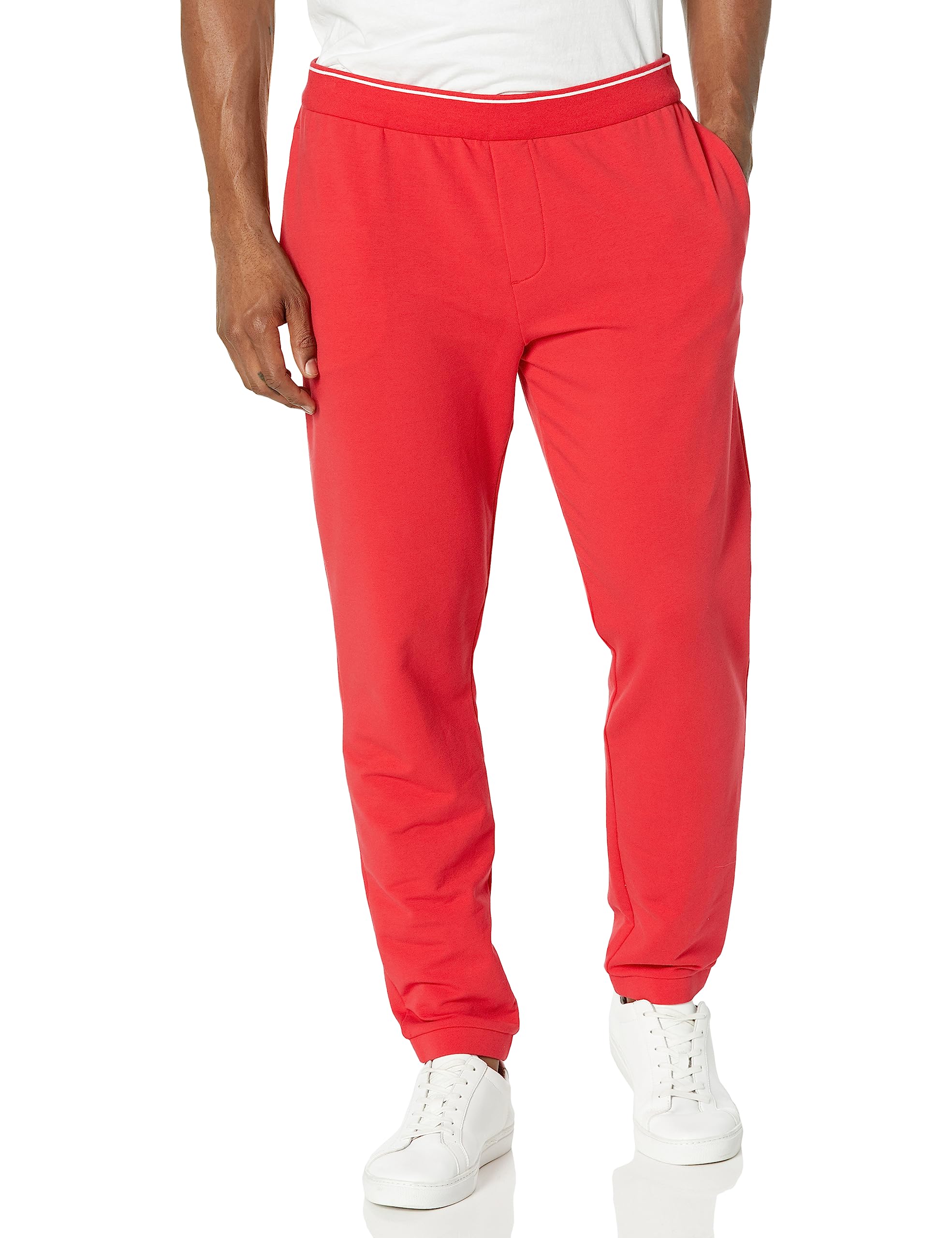 Armani Exchange Męskie spodnie sportowe ze stretchem French Terry