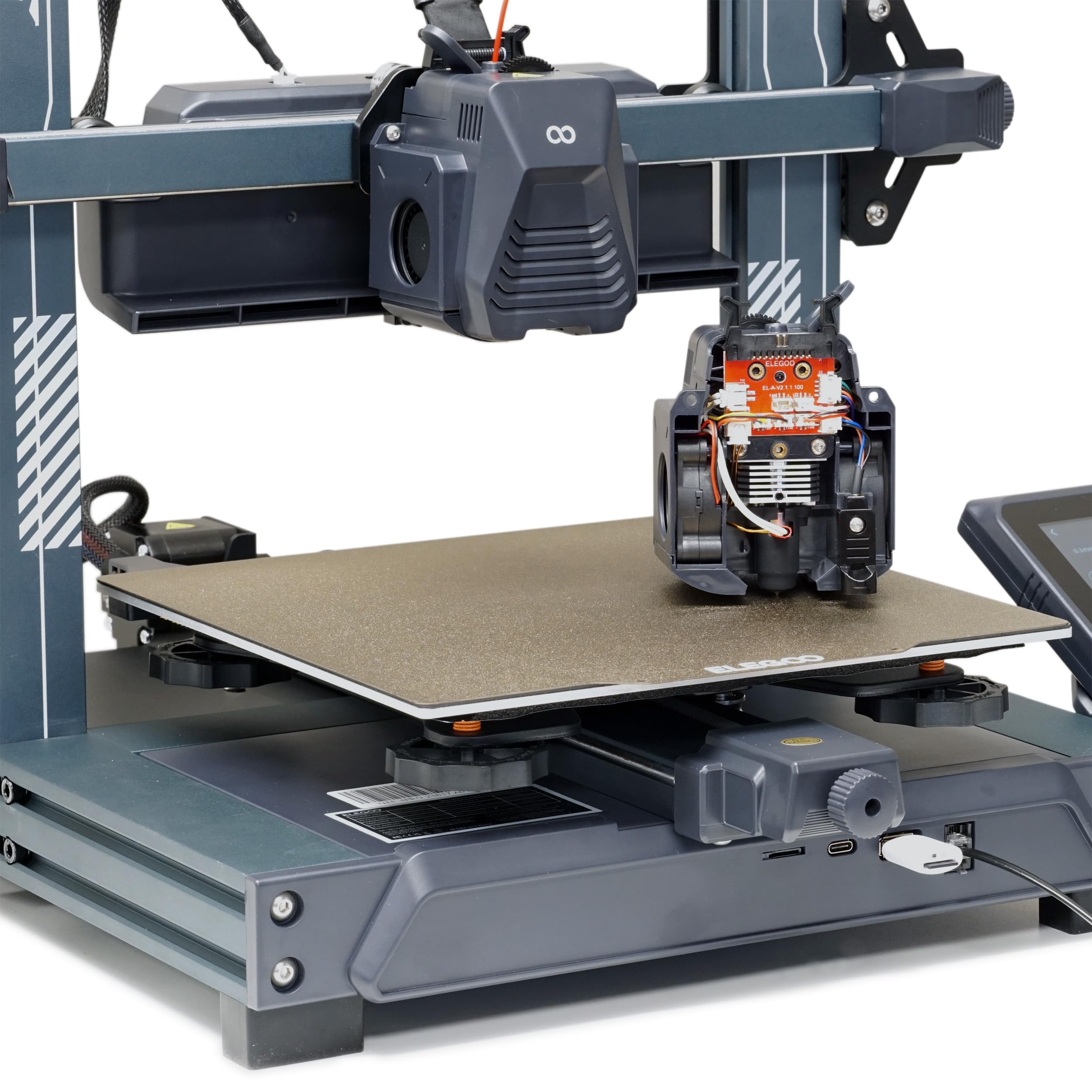 Microswiss FlowTech Hotend per Elegoo Neptune 4/4 Pro, ugello a tenuta stagna, cambio ugello freddo, flusso elevato, design interamente in metallo, prodotto negli Stati Uniti