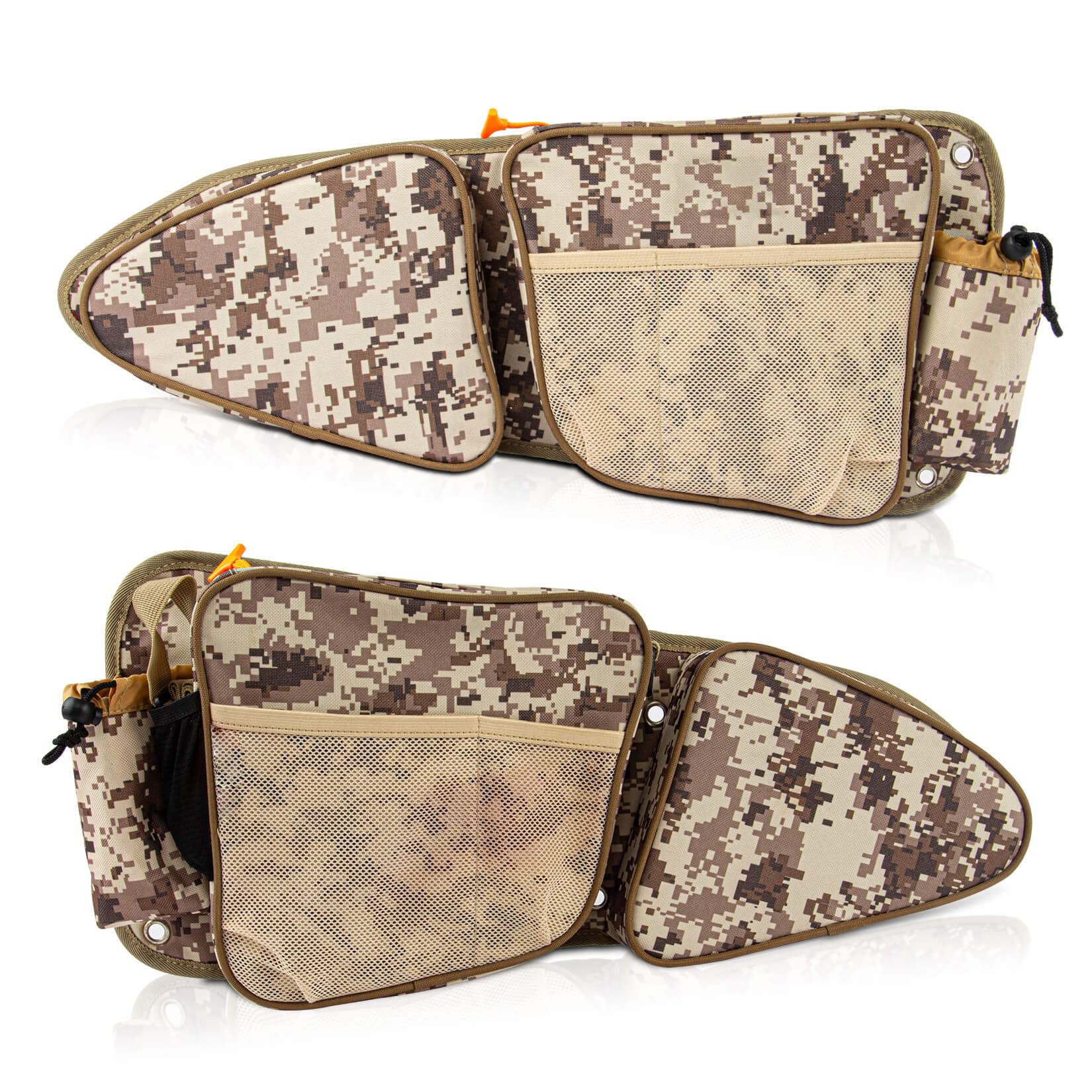 RZR Door Bags UTV storage bag for Polaris - RZR Side Door Bags for RZR with Knee Pad for 2014 2015 2016 2017 2018 2019 RZR XP 1000 9000XC S900 XP4 Turbo and Turbo 4 RZR Side Door Bags Waterproof Camo
