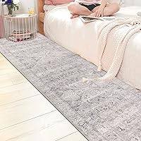 Vista 4 de Homcomoda Alfombras de pasillo envejecidas para pasillo, 2 x 10 pies, antideslizantes, lavables, extra largas, alfombra de pasillo de cocina