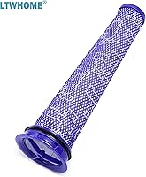 Vista 5 de LTWHOME Filtros de vacío de repuesto HEPA Kit de filtros de poste y prefiltros para aspiradora vertical Dyson DC40, comparable con las partes