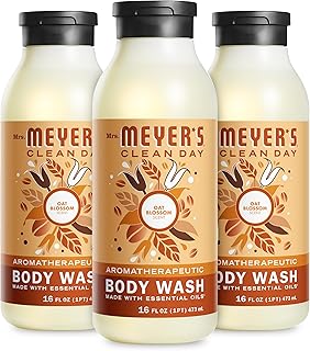 MRS. MEYER'S CLEAN DAY Moisturizing Body Wash for Women and Men, Biodegr...