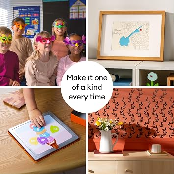 Cricut Explore® 5 Essential Bundle + Dijital İçerik, Boz Kahverengi | 65 Proje için Sarf Malzemeleri + Bonus Dijital İçerik - 100'den Fazla Malzemeyle Çalışır - Şık, Basitleştirilmiş Tasarım