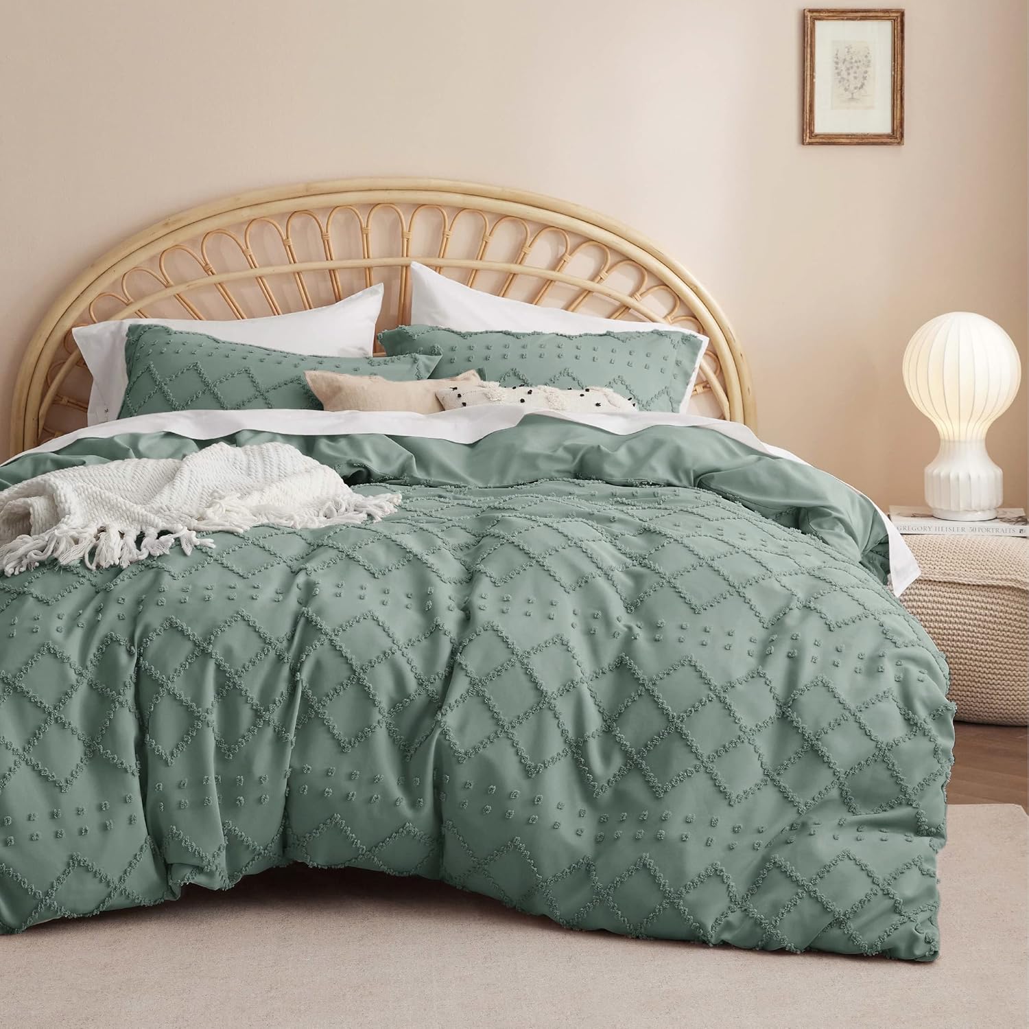 Bedsure Boho Duvet Cover Full Full Size Duvet Cover, Full