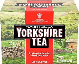 Taylors of Harrogate Yorkshire Tea Bags, Black Tea, 160 Count