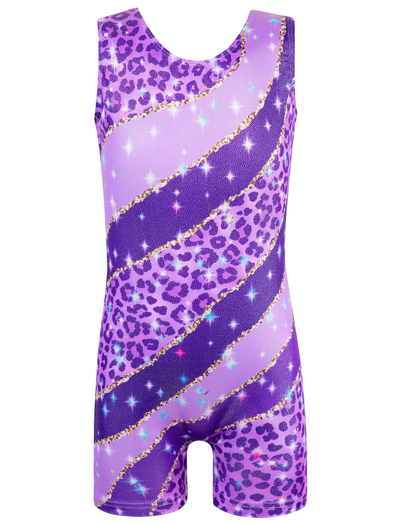 HOZIY Gymnastics Leotards for Girls Unicorn Aurora Rainbow Mermaid Dinosaur Cupcake Sparkle Biketard Toddlers Kids Children