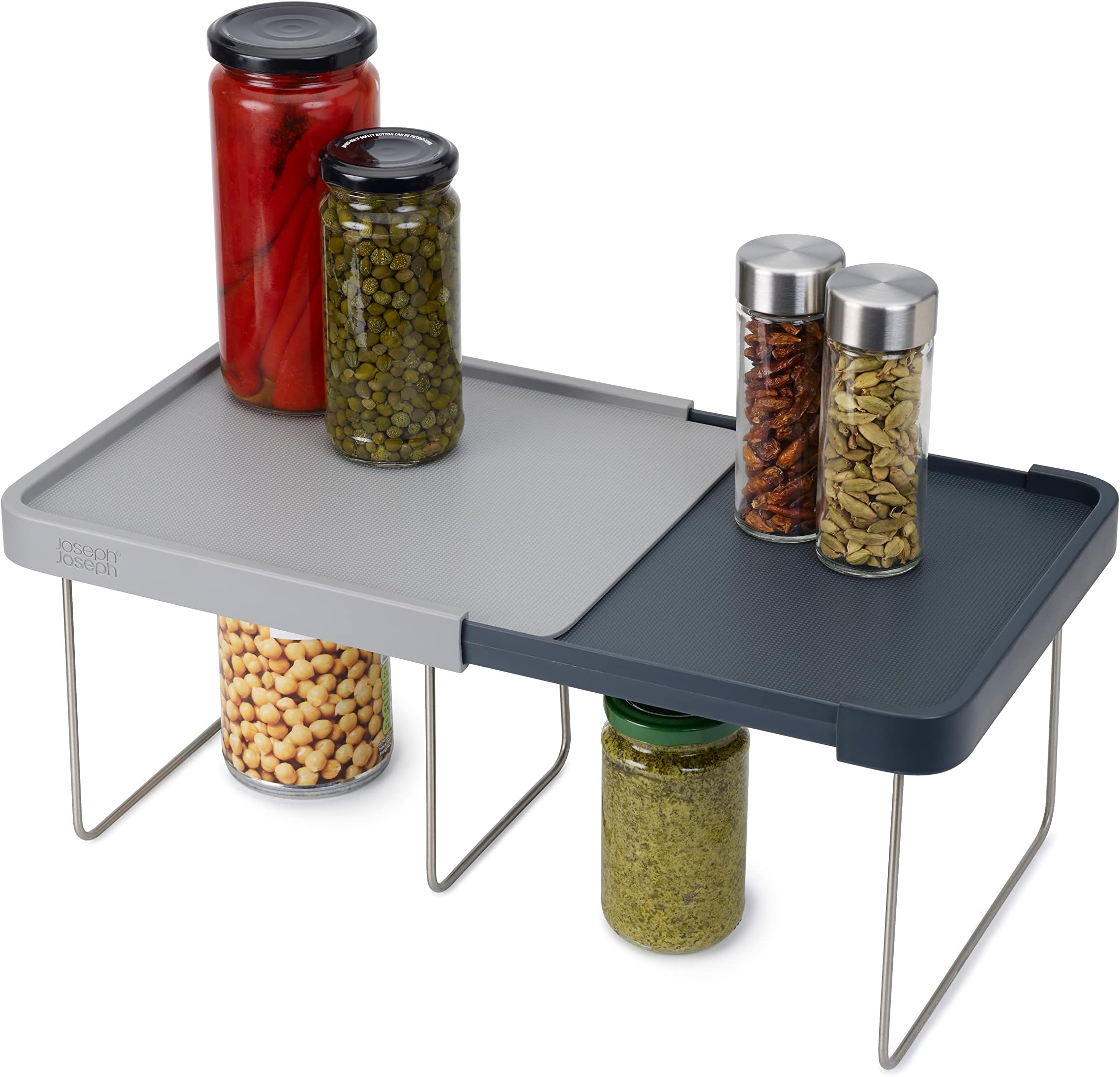 Joseph Joseph Cupboard Store Expandable Shelf Grey