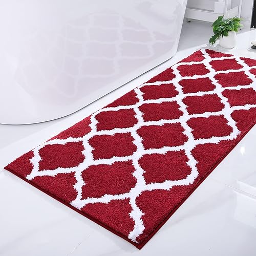 Miniatura 1 de OLANLY - Tapete de baño de microfibra suave y absorbente. Tapete para el baño, antideslizante y esponjoso. Lavar y secar a máquina. Tapetes para el