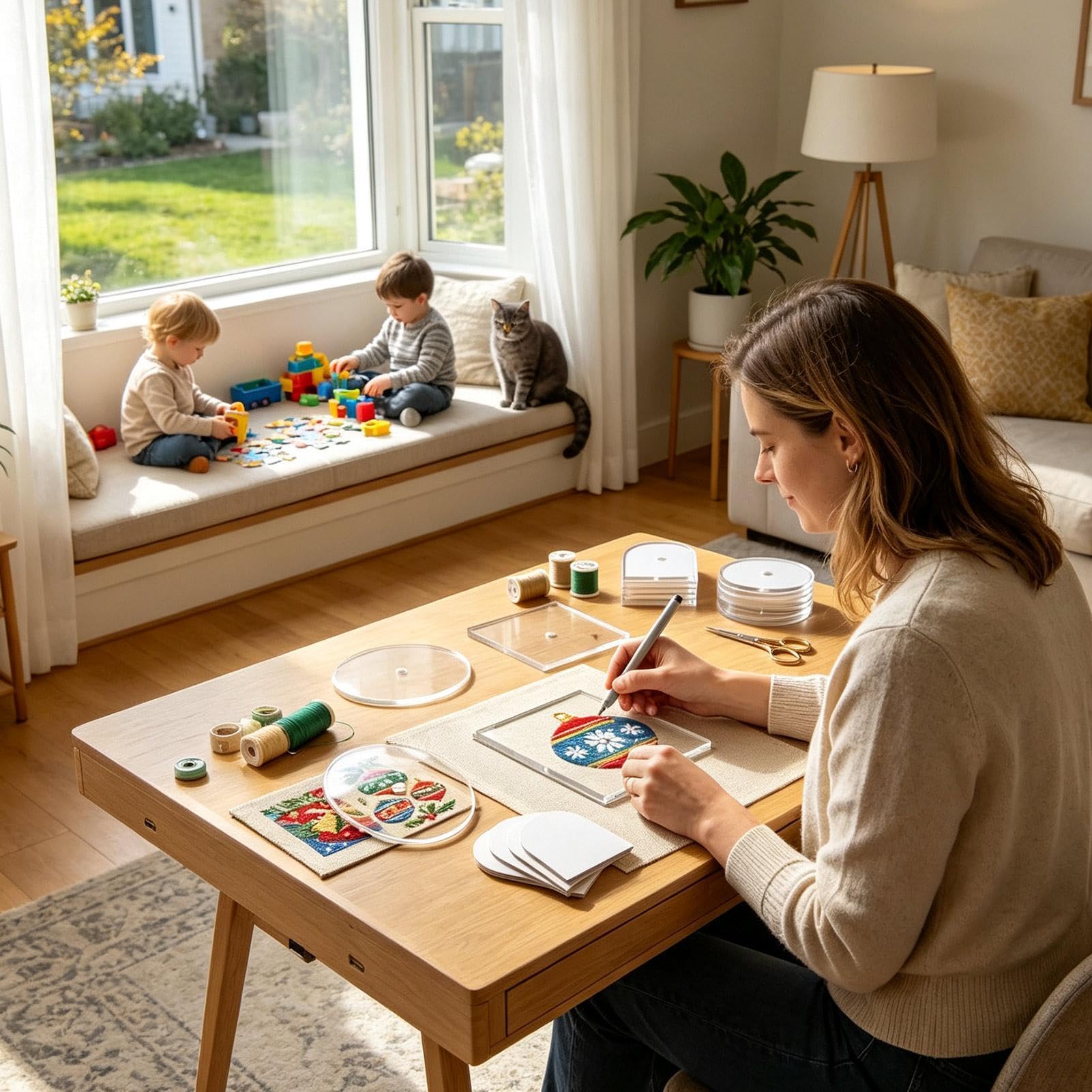 Ensemble de modèles en acrylique avec guide de centrage rapide précis