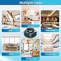 Vista 7 de Enchufe ultrasónico repelente de plagas, trampas electrónicas para ratones y repelente de insectos, control de plagas para roedores, cucarachas