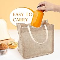 Vista 5 de 24 botellas de jugo de plástico vacías de 8 onzas con tapas Botella de bebida vacía reutilizable recipientes transparentes a granel para jugos