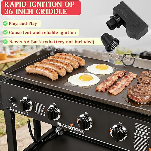 Miniatura 5 de DcYourHome Kit de encendido para parrilla Blackstone de 36 pulgadas, piezas de repuesto para encendedor de parrilla de parrilla de 36 pulgadas,
