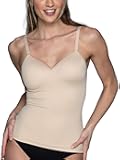 Women's Shaping Cami with Built in Bra, Tummy Control Shapewear Camisole Tops for Women