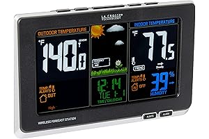 Advanced La Crosse Technology Weather Station with Full-Color LCD & Atomic Time