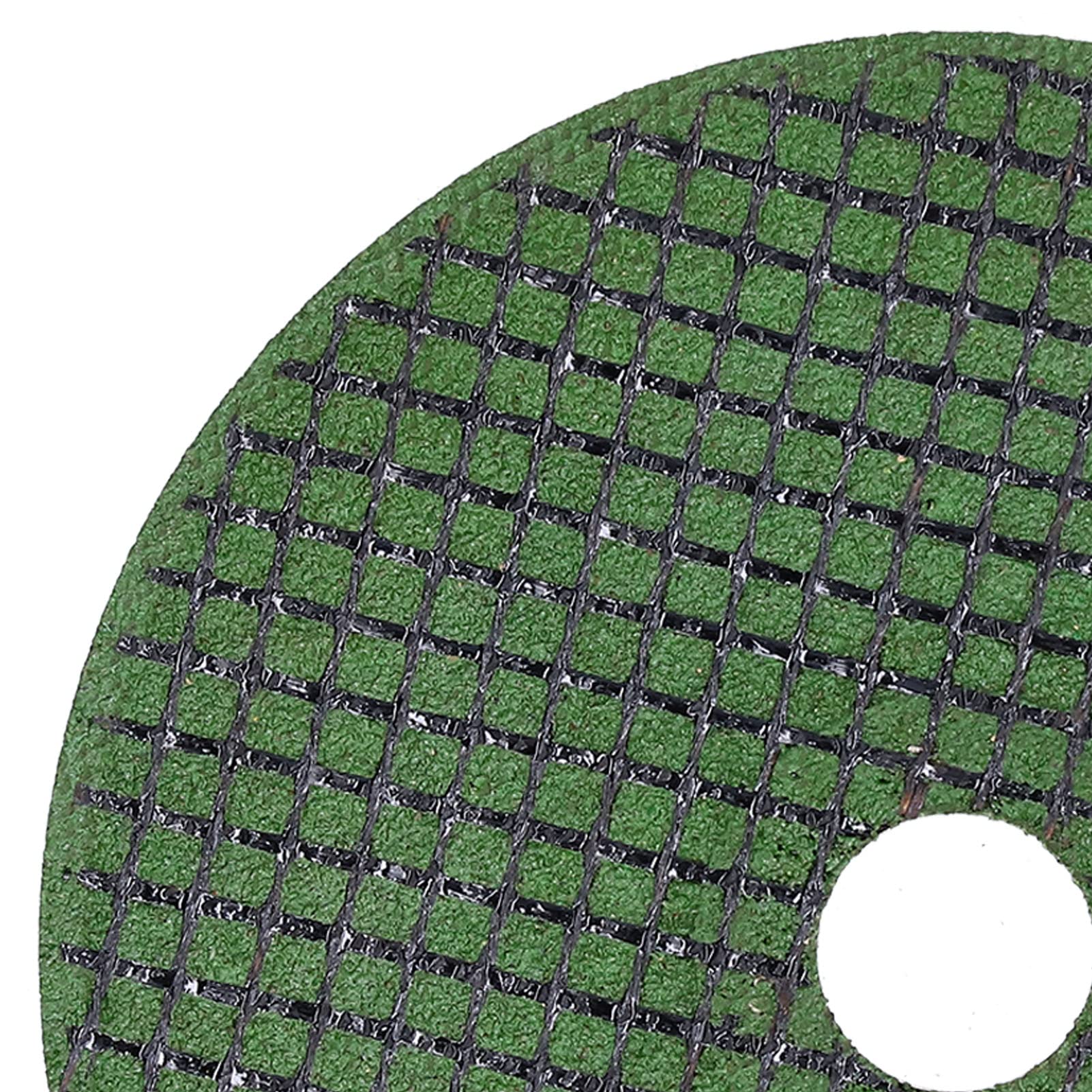 Ausla Tarcza do Cięcia żywicy, 100 szt. Tarcza do Cięcia żywicy 107 Mm X 1,2 Mm X 16, Stalowy pierścień z podwójną siatką Rur ze Stali Nierdzewnej Kątownik z Narzędziami Obrotowymi