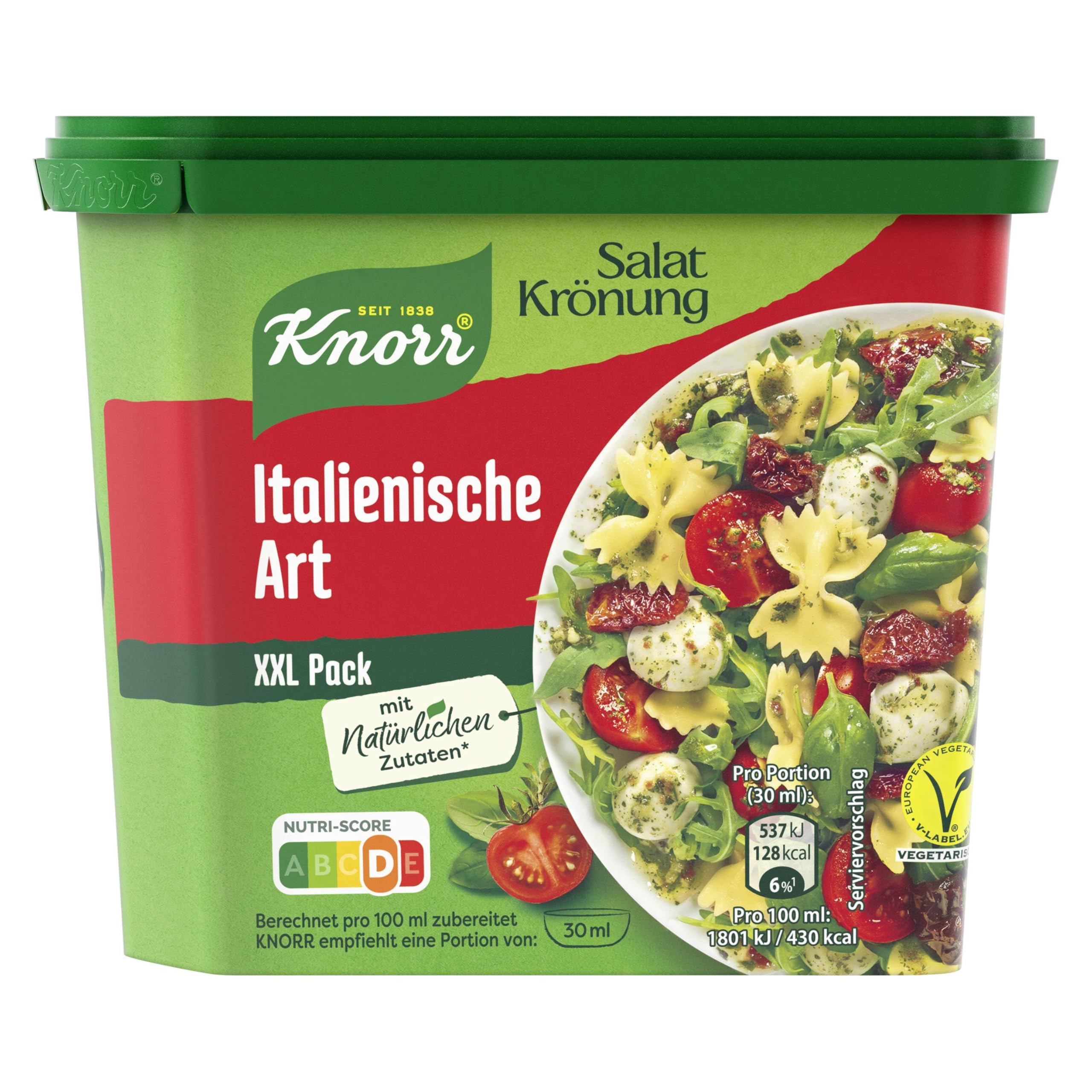 Knorr Salatkrönung Italienische Art für ein leckeres Salatdressing mit natürlichen Zutaten* 2.1L