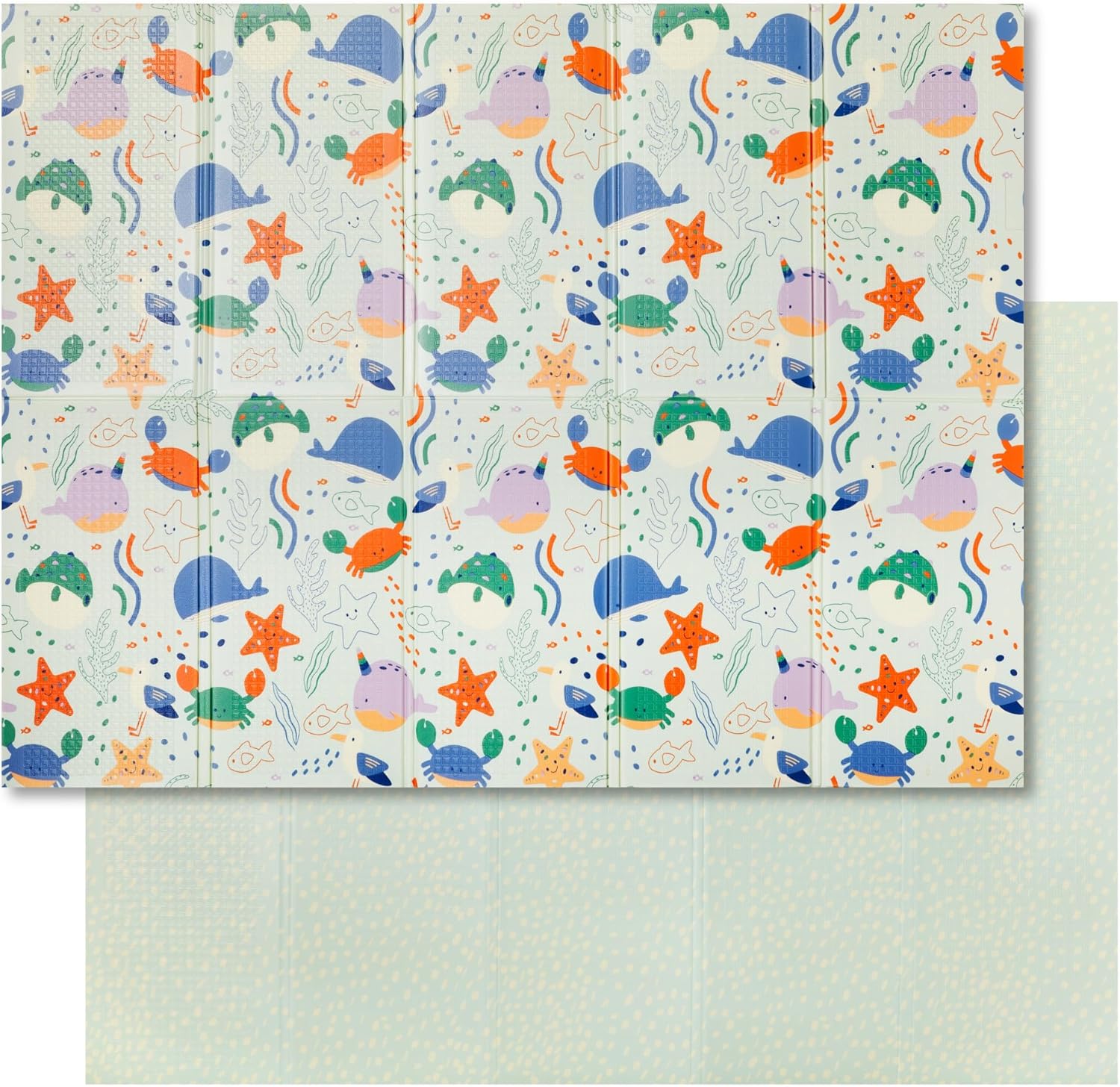 Nuby Foldable Reversible Play Mat Easy Clean Reversible