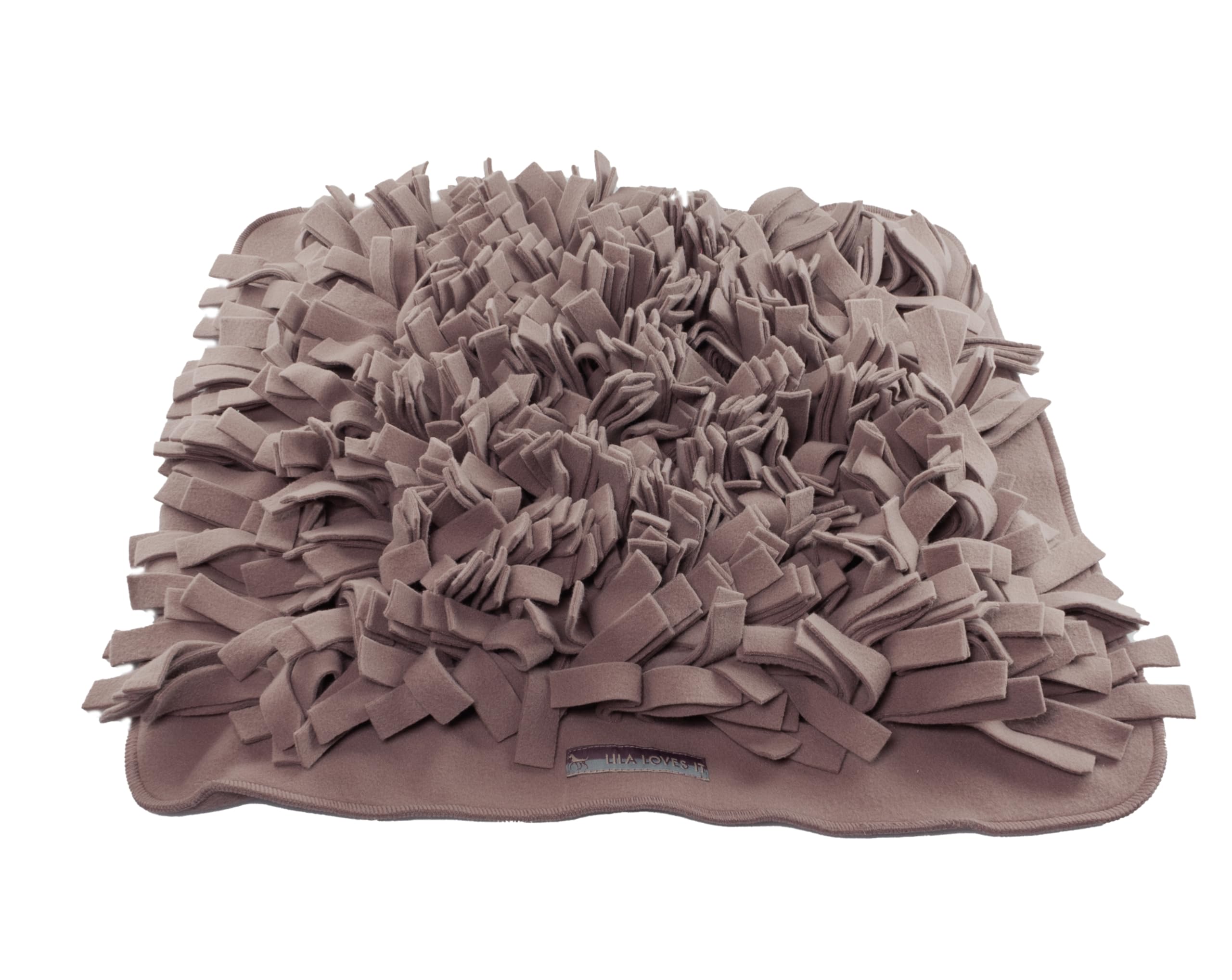 LILA LOVES IT - Schnüffelteppich für Hunde, 56 x 56 cm – Premium Hundespielzeug für eine hundgerechte Auslastung - stilvolles Design in edler Tragetasche - robust & waschbar