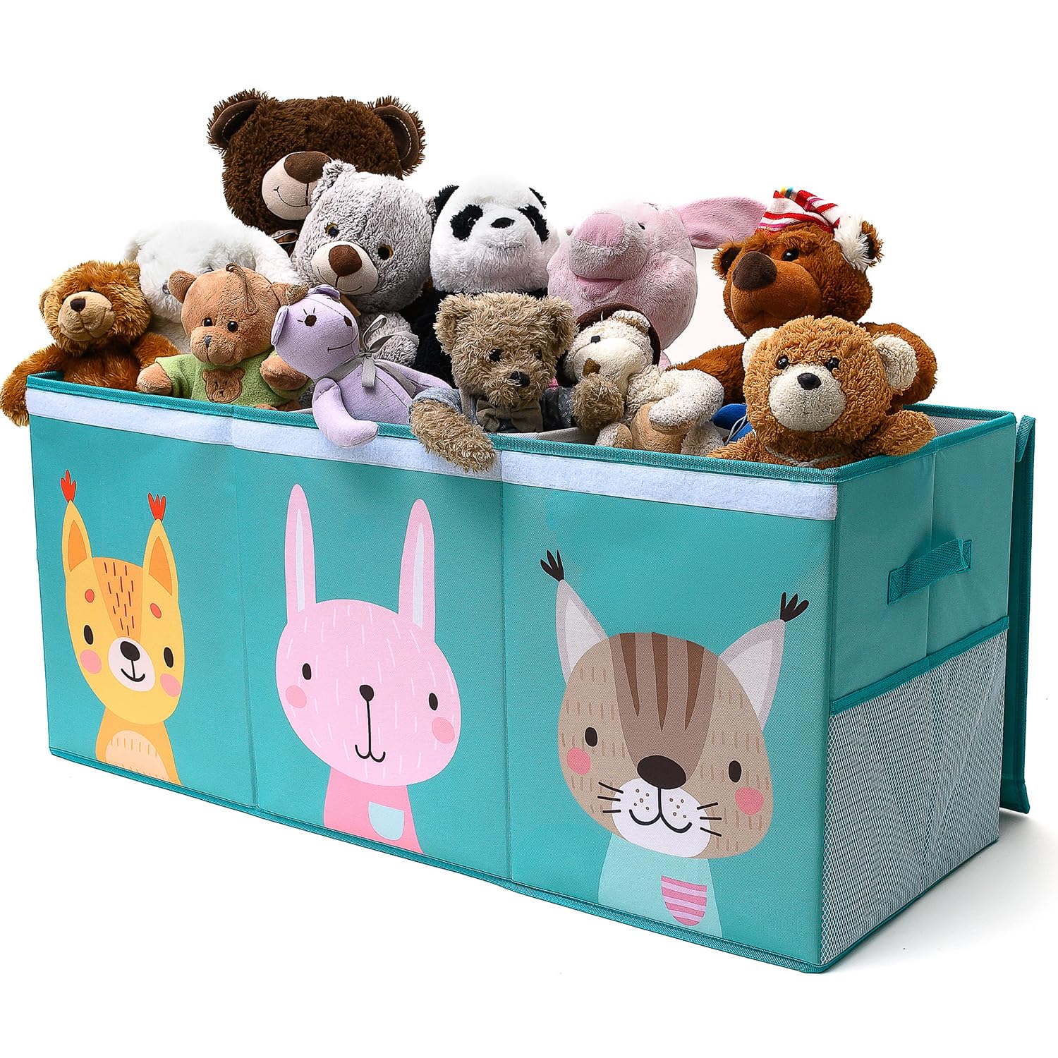 Extra Large Toy Storage Organizer With Lid Sturdy Collapsible Toy