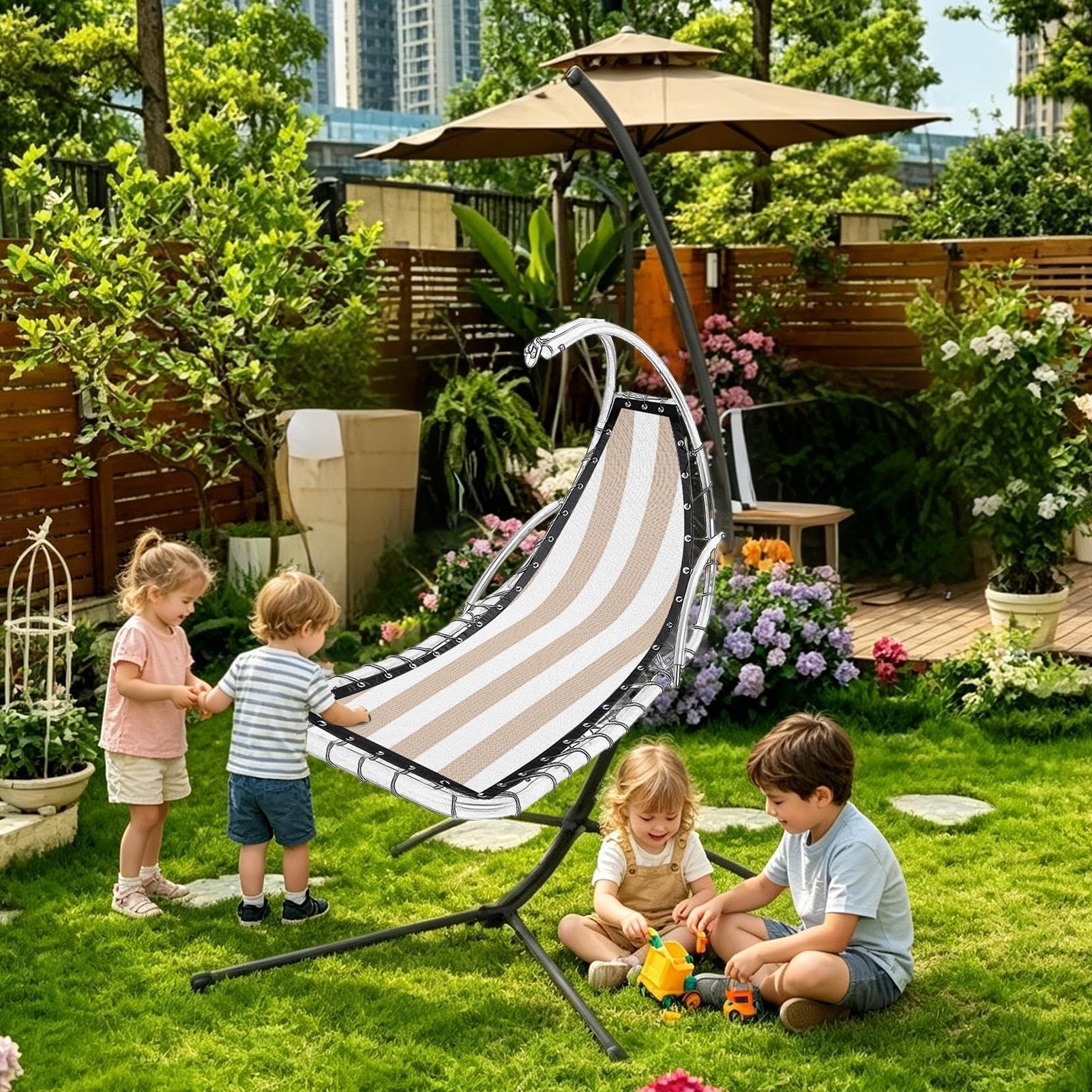 Tessuto di Ricambio per Sedia a Dondolo Resistente Spessore e all'Usura | Parte Fissa per Amaca Sospesa per Picnic, Giardino, Cortile, Campeggio all'Aperto