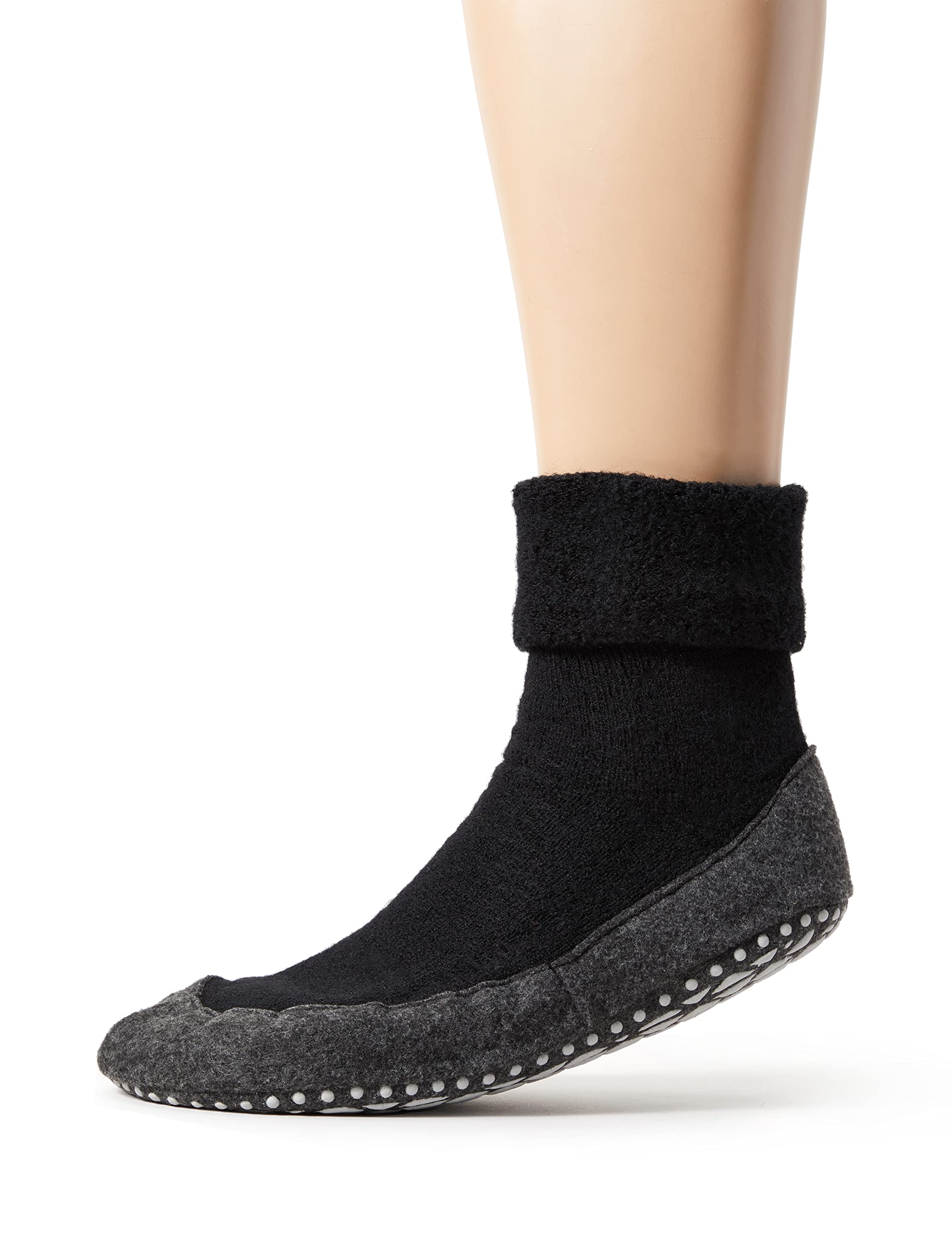 Falke Herren Cosyshoe Hausschuhe, Schwarz (Black 3000), 45-46