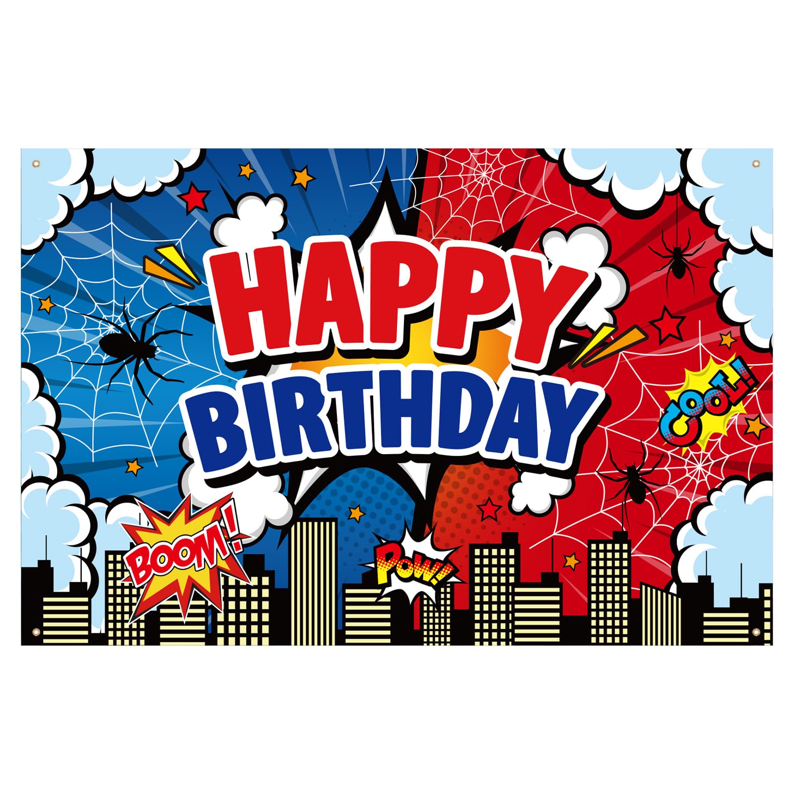 Banner di compleanno di Spidey Spidey e i suoi fantastici amici Banner di buon compleanno Decorazione bandiera Decorazione stamina ragno Stampabile digitale istantaneo - Italia