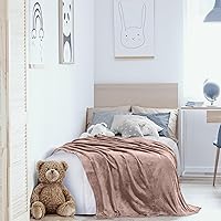 Vista 563 de Utopia Bedding - Manta de vellón de lujo, mullida, antiestática; manta de suave microfibra de 8.8 oz/yd² (300 g/m²) para cama; tamaño individual