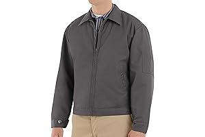 JACK REACHER JACKET: Men's Full-Zip Slash Pocket Casual Tactical Lightweight Jacket